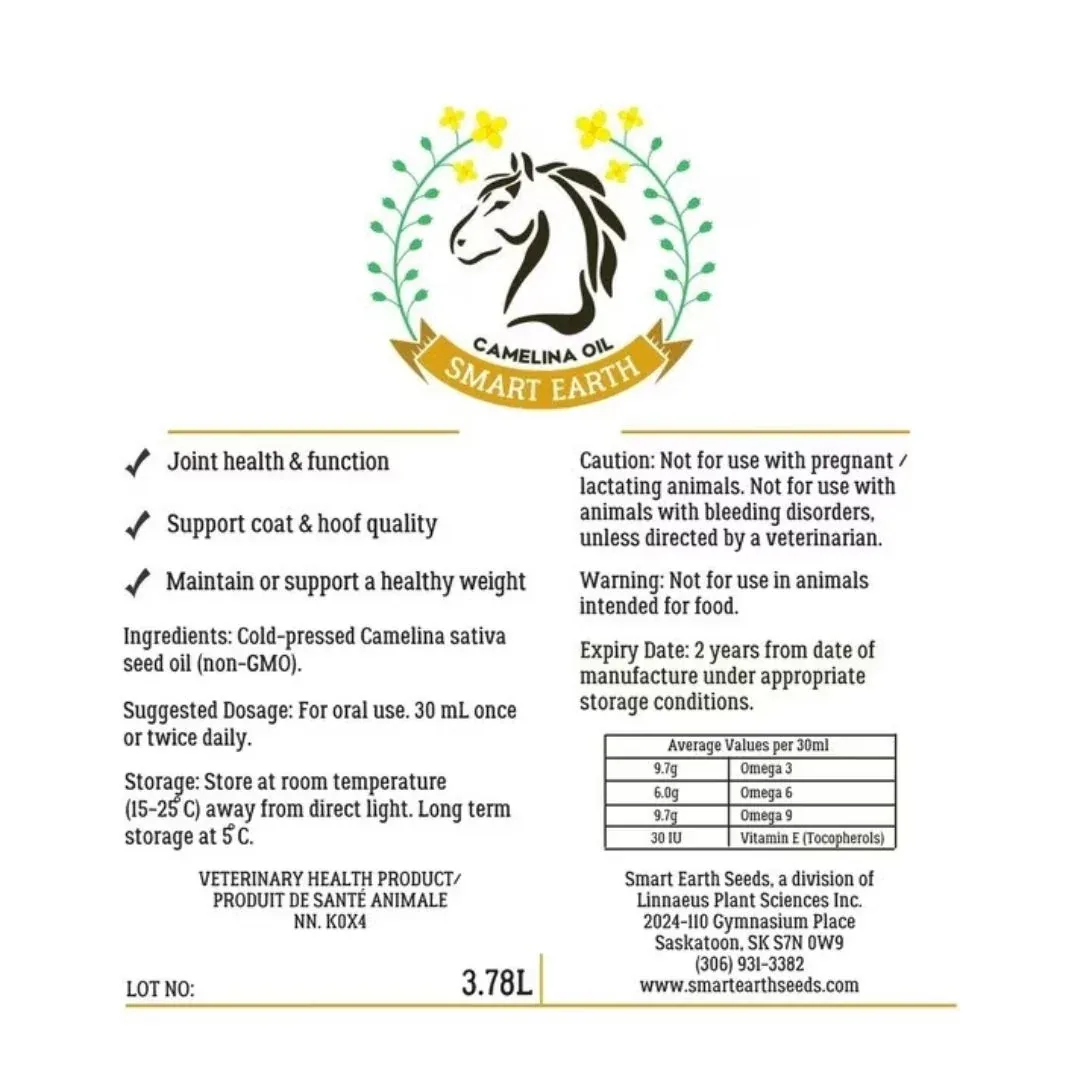 Smart Earth Camelina Omega 3 Oil Gallon - Image 2