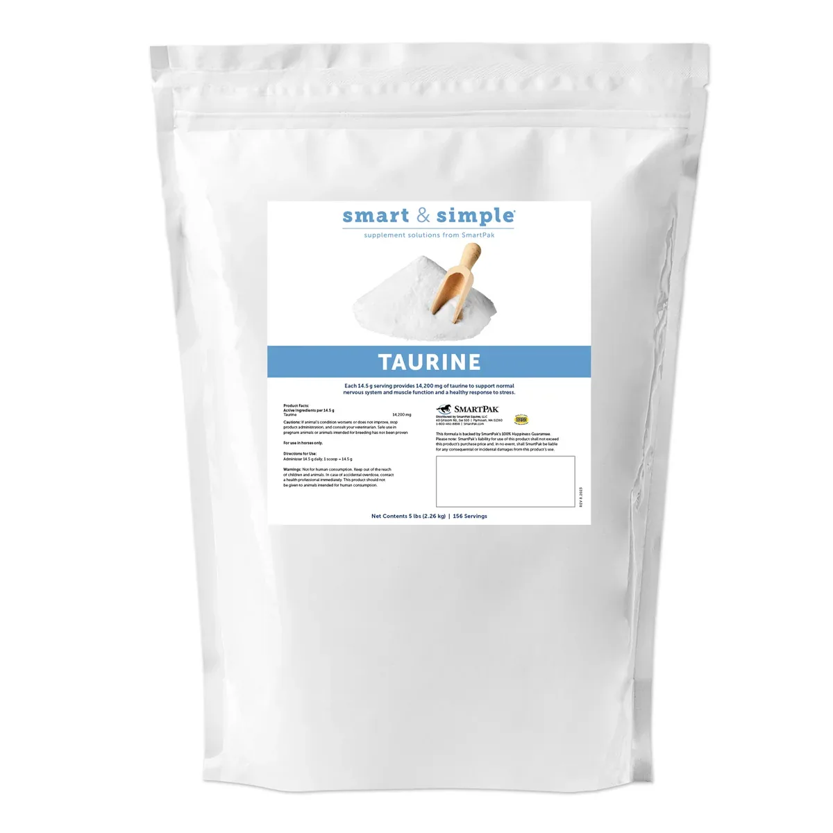 Smart & Simple® Taurine Powder by SmartEquine™ - 5 lbs