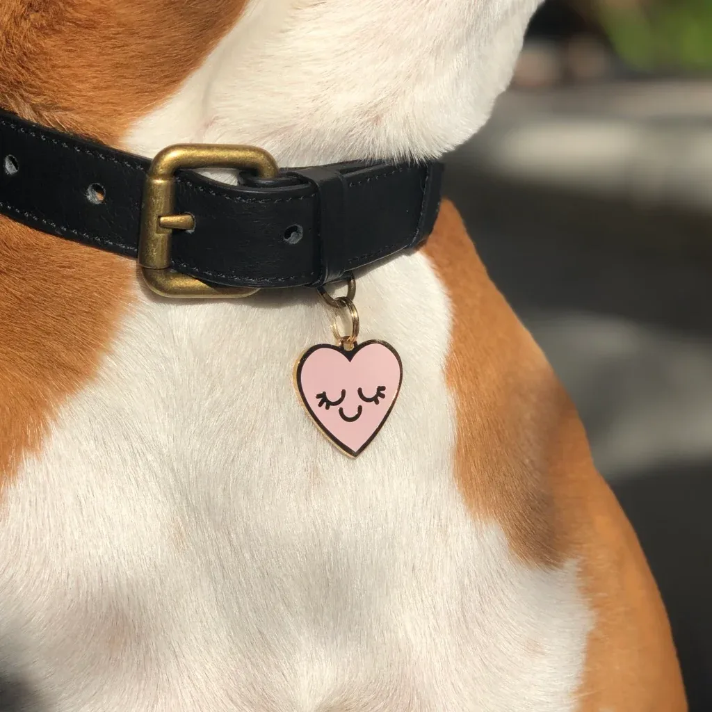 Smiling Heart ID Tag (Custom) - Image 2