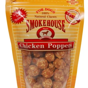 Smokehouse Chicken Poppers 4oz reseal bag