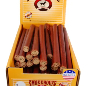 Smokehouse USA Made Beefy Rolls 1/2 Size Shelf Display Box 60ct