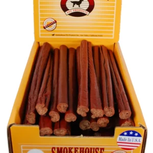 Smokehouse USA Made Pepperoni Stix 1/2 Size Shelf Display Box 60ct