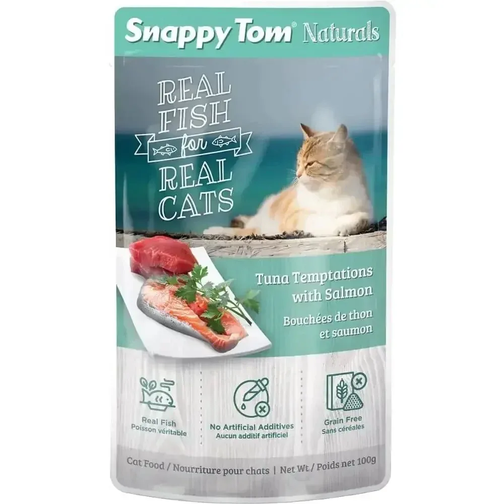 Snappy Tom Naturals Tuna Temptations with Salmon