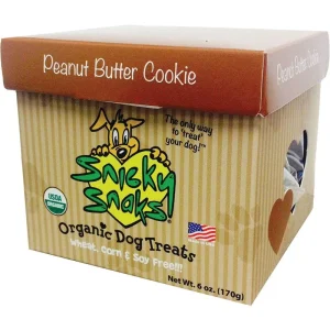 Snicky Snaks Usda Certified Organic Peanut Butter Cookie Treat; 12Lb Bulk Box