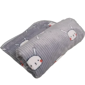 Soft Fluffy Flannel Dog Blanket Cute Cartoon Print Pet Bed Sheet Mat Warm Breathable Cat And Dog Sleeping