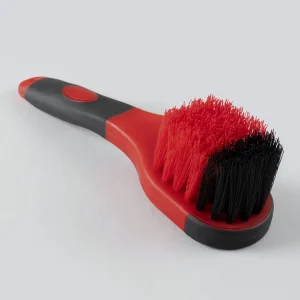 Soft-Touch Bucket Brush Black & Red