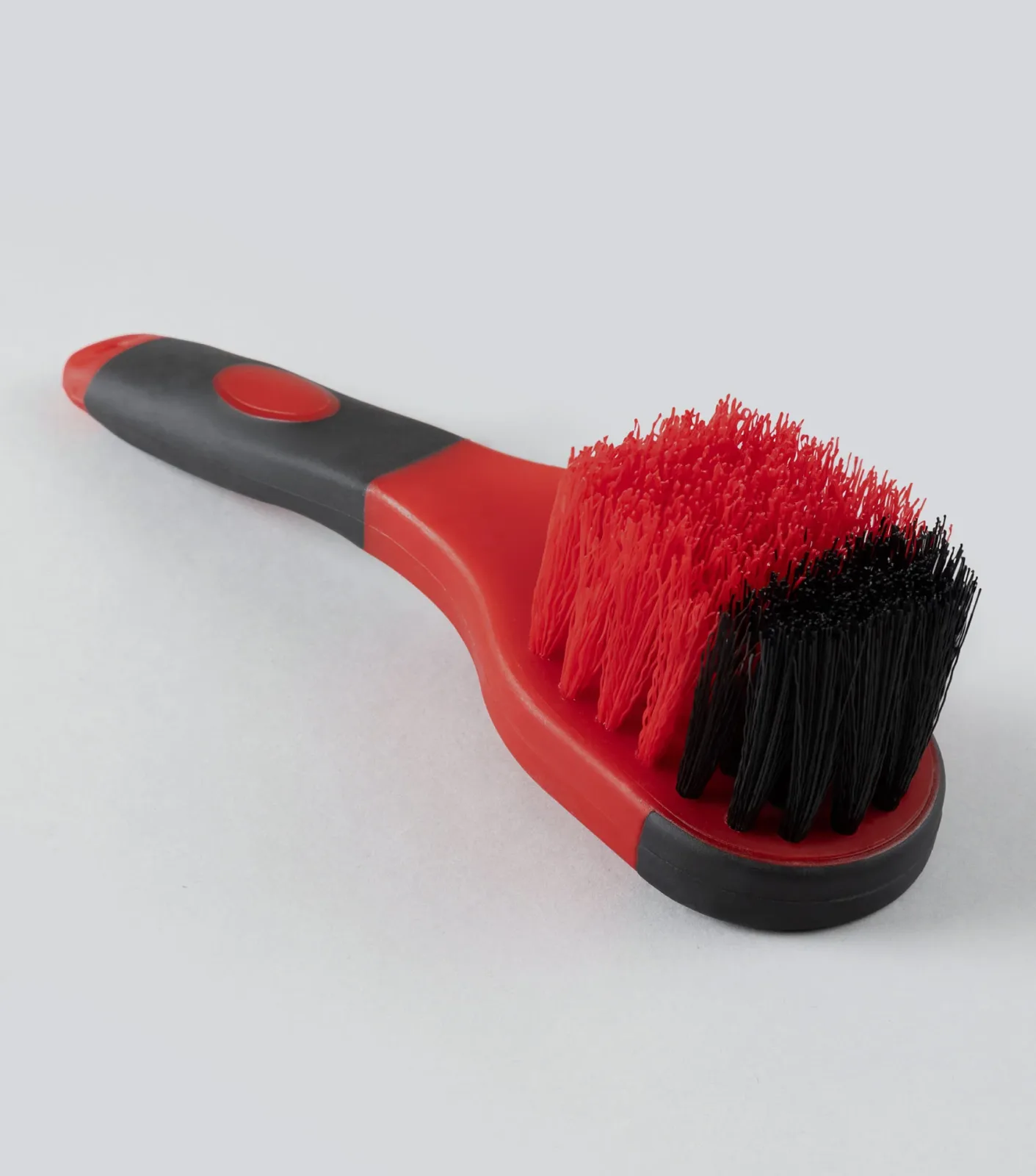 Soft-Touch Bucket Brush Black & Red