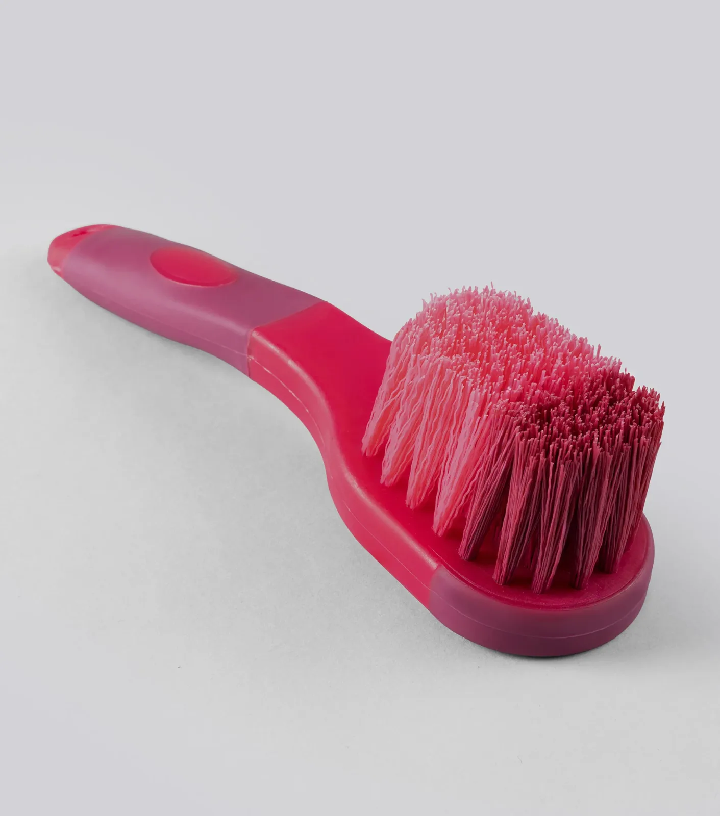 Soft-Touch Bucket Brush Wine & Fuchsia
