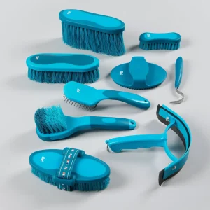 Soft-Touch Grooming Kit Set - 9 Pieces Med Blue And Peacock