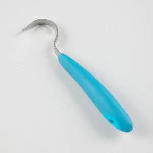 Soft-Touch Hoof Pick Med Blue & Peacock