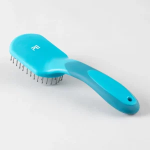 Soft-Touch Mane & Tail Brush Med Blue & Peacock