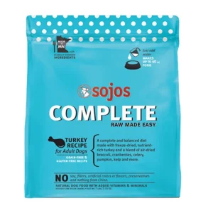 Sojos Dog Complete Freeze-Dried Adult Turkey Recipe 1.75Lbs
