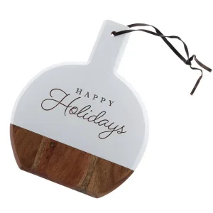 Sophistiplate/Maple Leaf White Acacia Bevel Medium Board