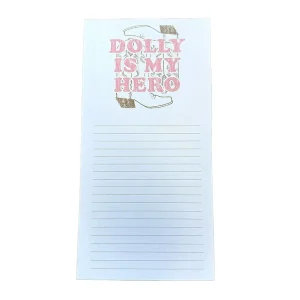 Southern Fried Designs Dolly Is My Hero Notepad