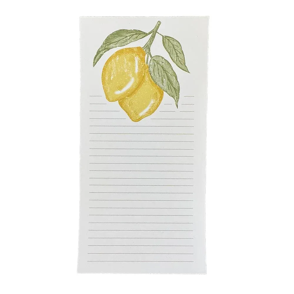 Southern Fried Designs Lemon Pattern Notepad