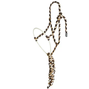 Special C Muletape Chocolate, Sand and White Lariat Rope Noseband Muletape Halter