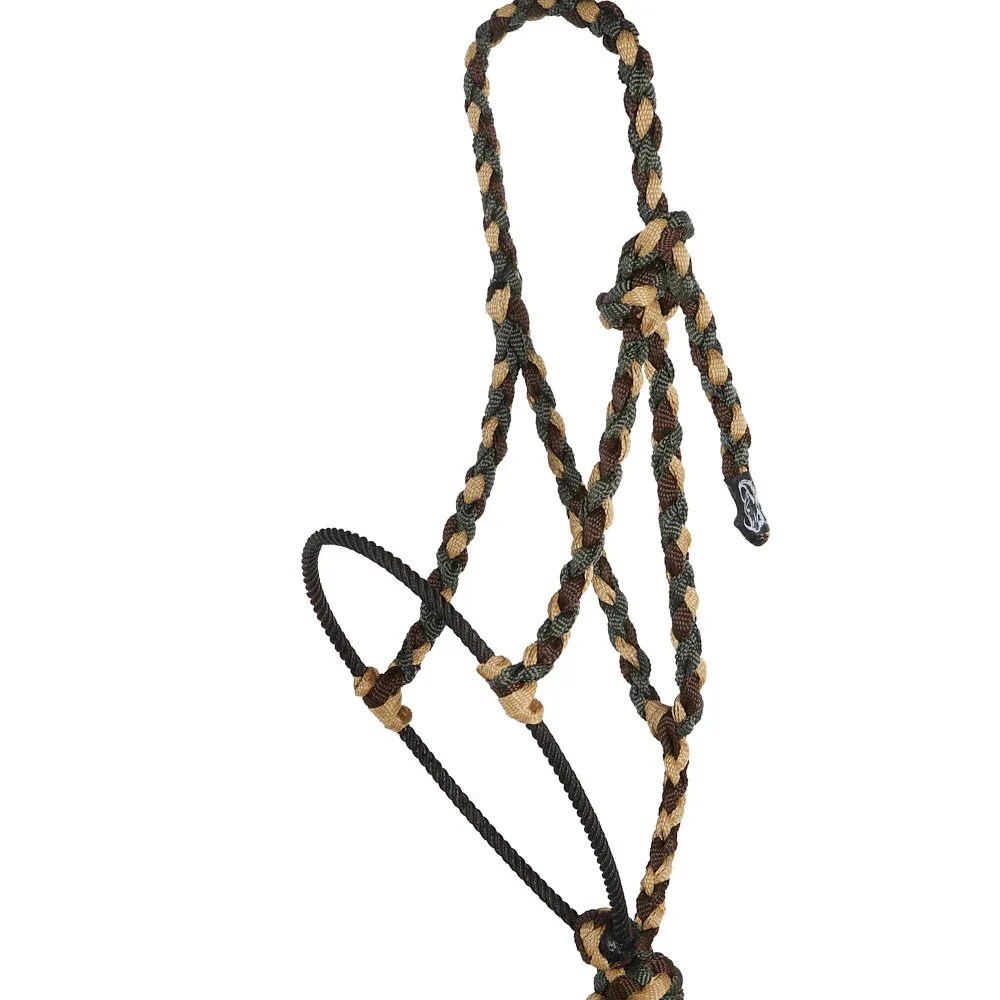 Special C Muletape Sage, Sand and Chocolate Lariat Rope Noseband Muletape Halter - Image 2