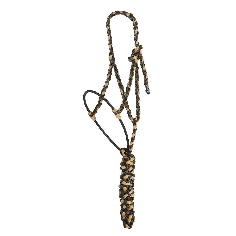 Special C Muletape Sage, Sand and Chocolate Lariat Rope Noseband Muletape Halter