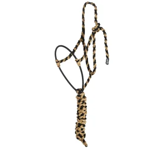 Special C Muletape Sand and Black Lariat Rope Noseband Muletape Halter