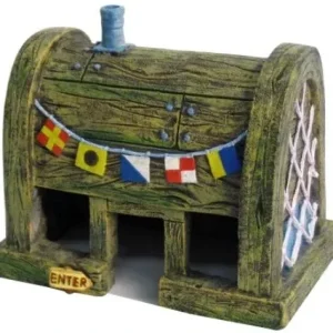 Spongebob Krusty Krab Restaurant Aquarium Decor
