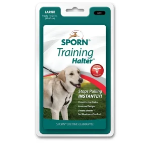 Sporn Original Training Halter for Dogs Red