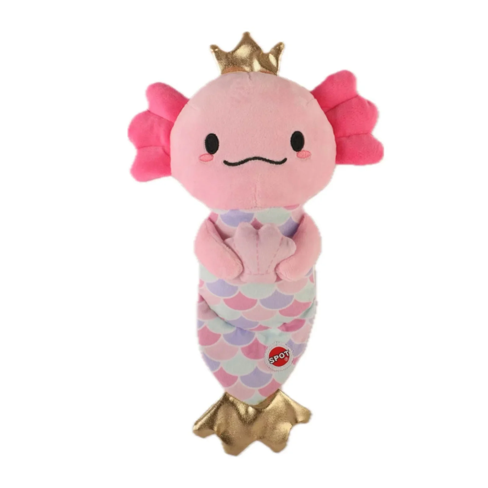 Spot Axolotl Mermaid Dog Toy 10in