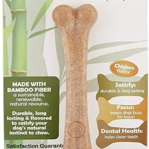 Spot Bambone Chicken Bone Dog Chew Toy Large