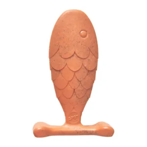 Spot Bambone Fish Salmon Dog Toy 5.5in