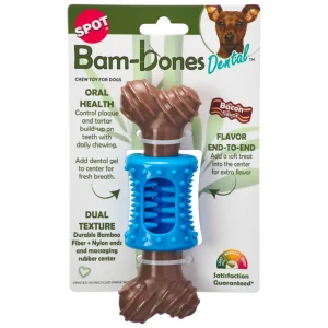 Spot Bambone Plus Dental Chew Dog Bacon 6.5in