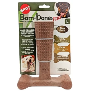 Spot Bambone Plus Dog Chew Beef 7in