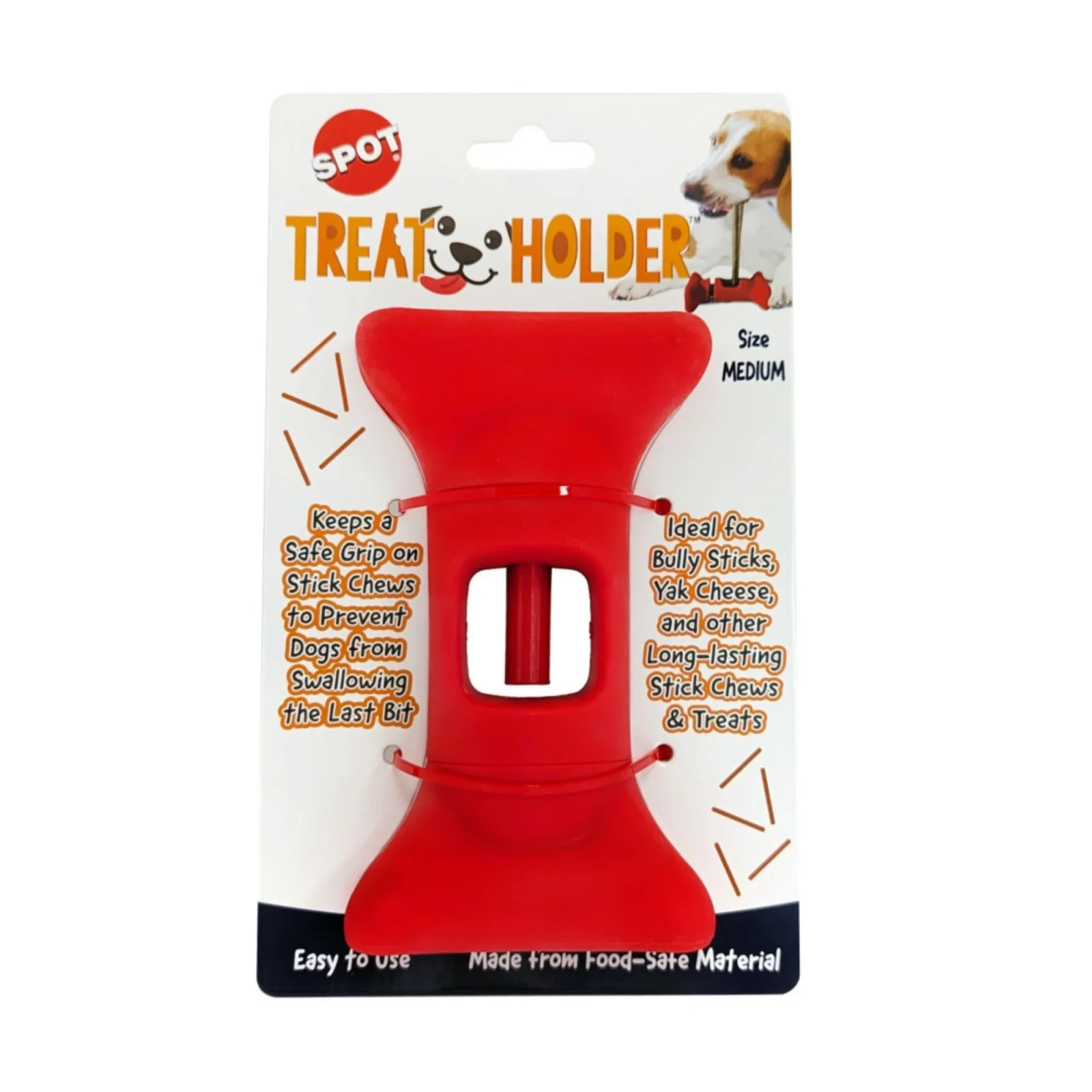 Spot Bully Stick Dog Treat Holder 6 in