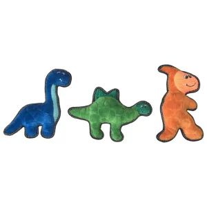 Spot Dura-Fuse Dinosaur Dog Toy Assorted 11in