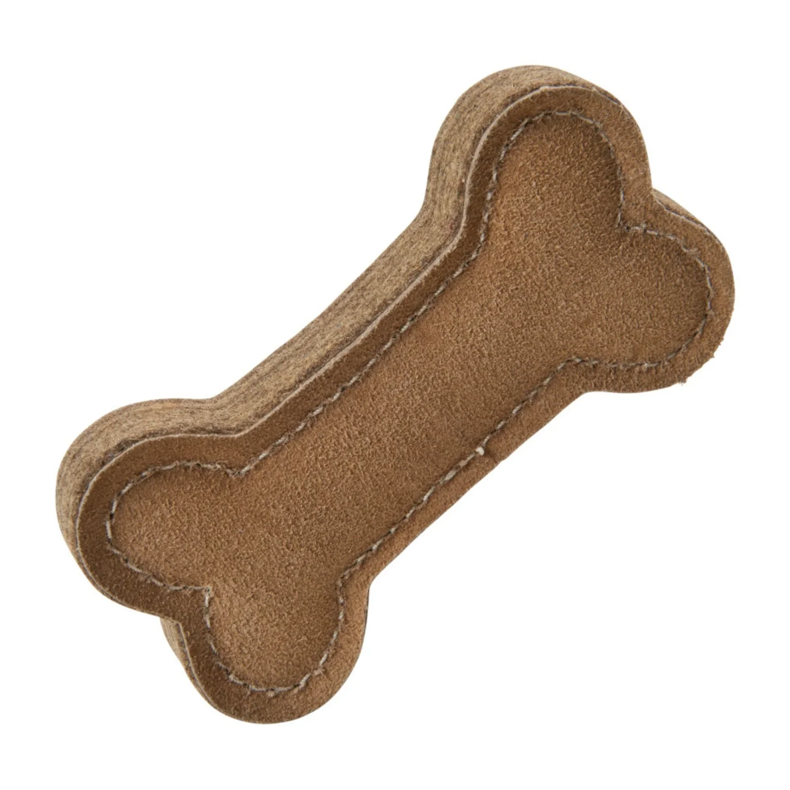 Spot Dura-fuse Leather Chunky Dog Toy Bone 6in - Image 2