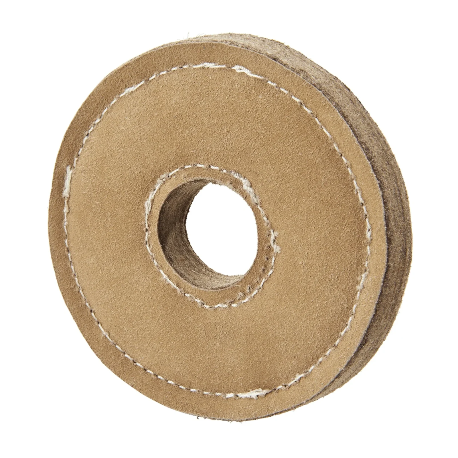 Spot Dura-fuse Leather Chunky Dog Toy Ring 6in