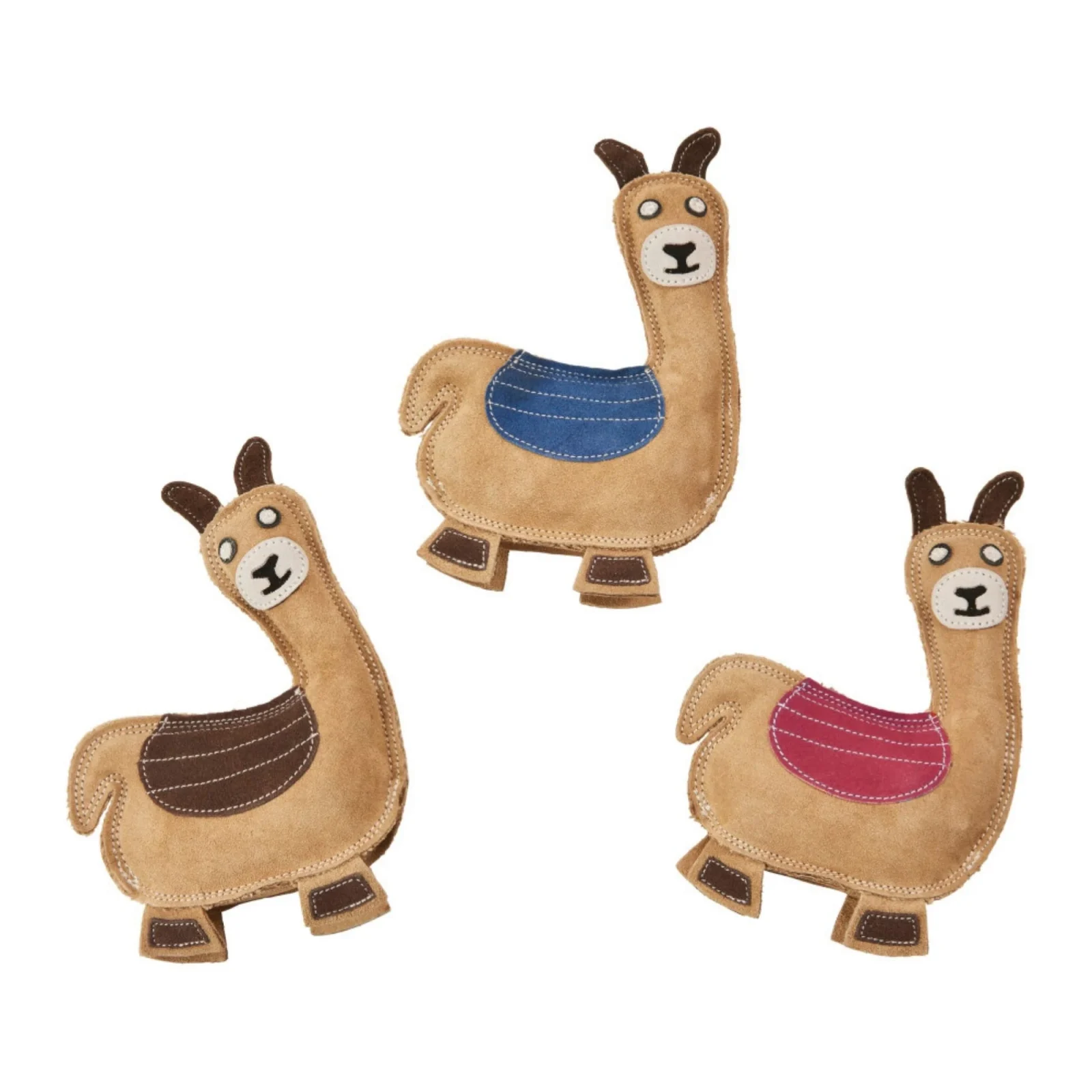 Spot Dura-fuse Leather Llama Dog Toy Assorted 9in - Image 2