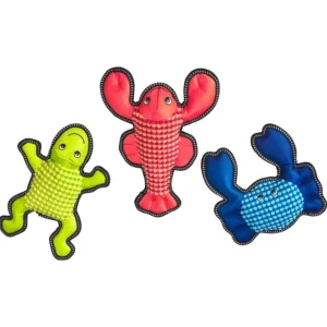 Spot Dura-Fuse Sea Creatures Dog Toy Assorted 10in