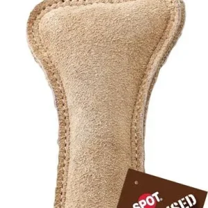 Spot Dura-Fused Leather Dog Toy Bone 7in