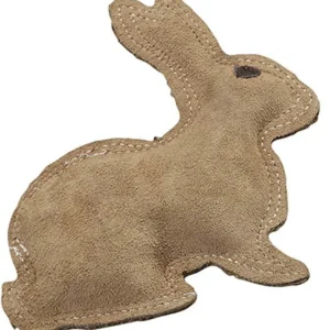 Spot Dura-Fused Leather & Jute Dog Toy Rabbit Small