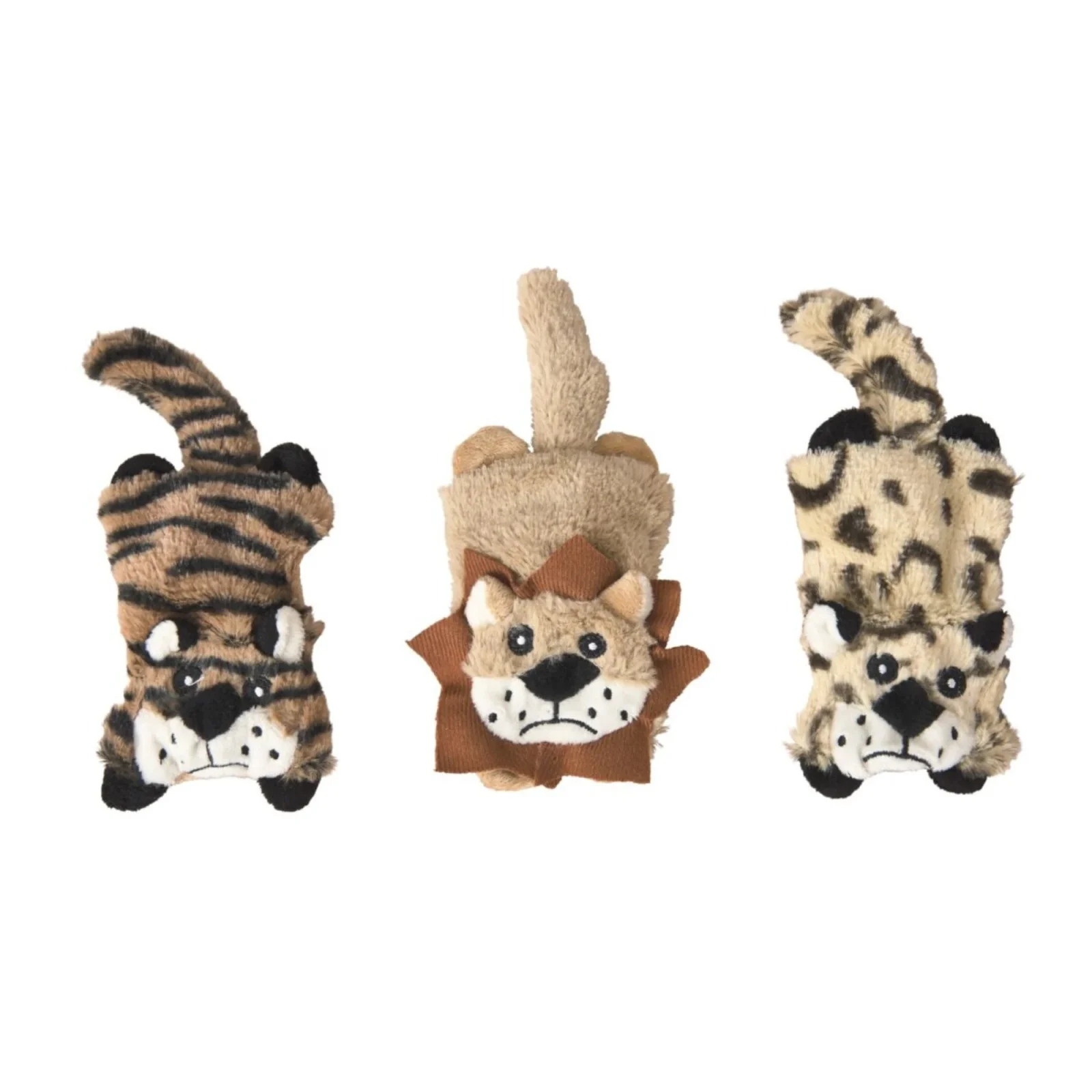 Spot Lil Spots Flat Cats Dog Toy 3pk