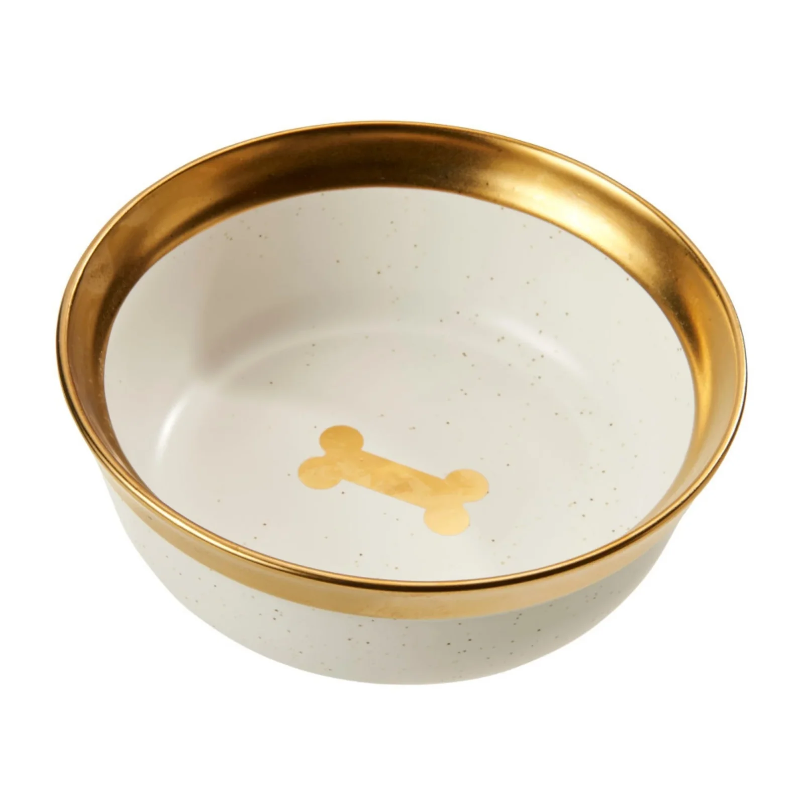 Spot Malibu Dog Dish Gold 7in