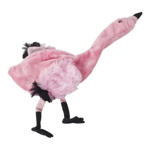 Spot Skinneeez Exotic Series Dog Toy Pink Flamingo Mini