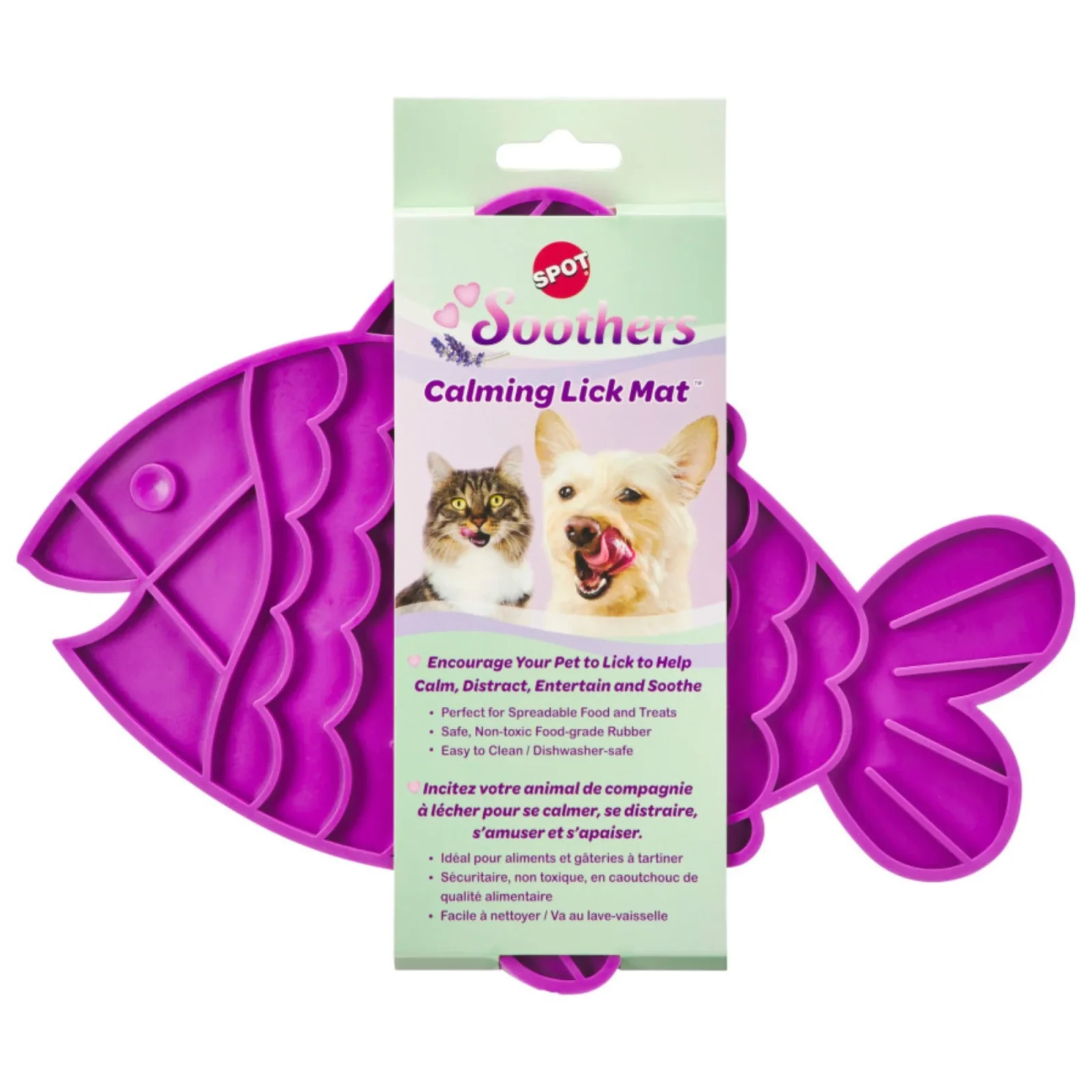 Spot Soothers Lick Mat Fish, 9.75 in