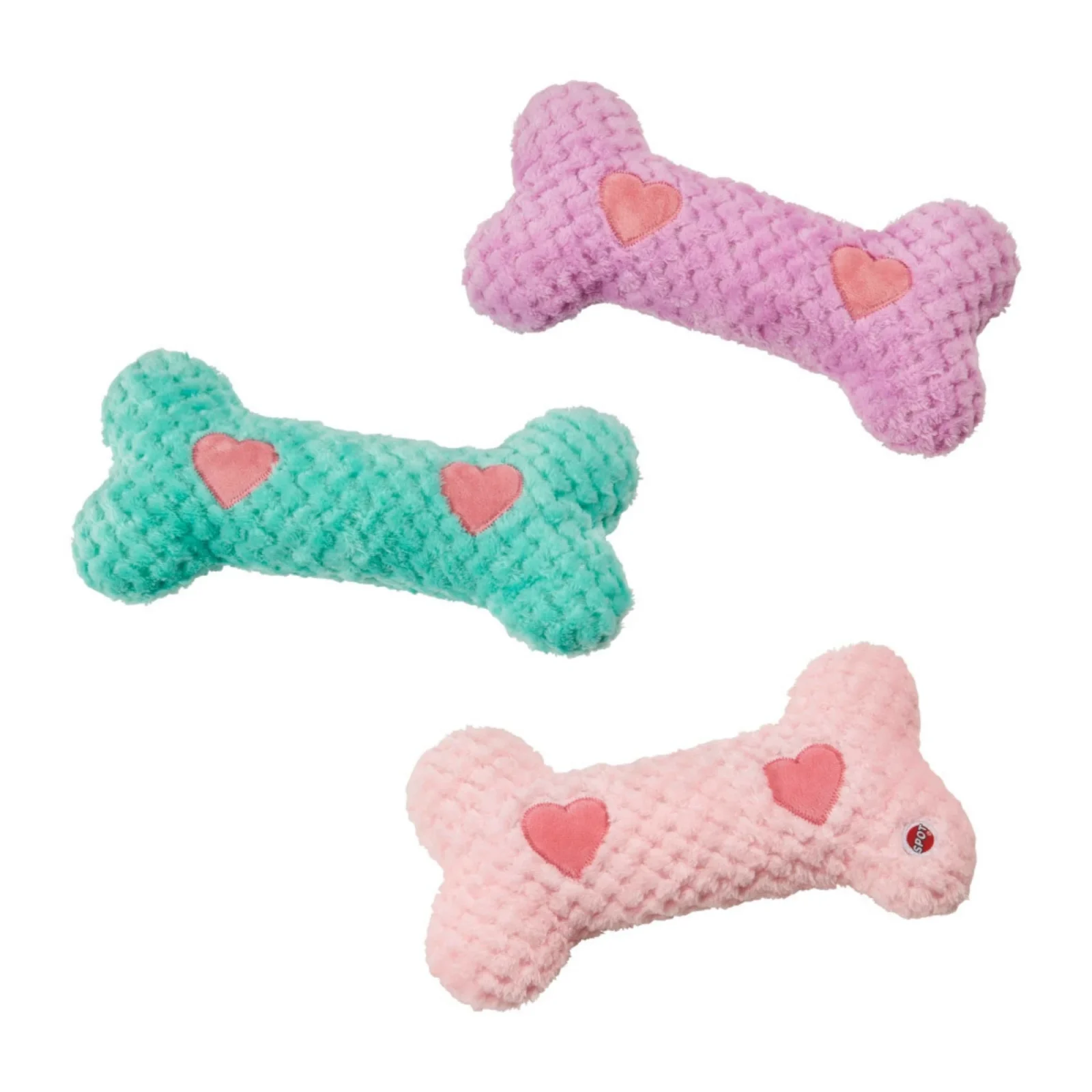 Spot Soothers Warm Hug Dog Toy Bone Assorted 12in - Image 2