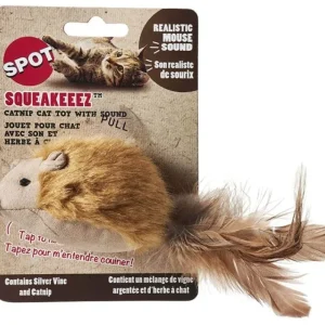 Spot Squeakeeez Mouse Cat Toy Assorted Colors