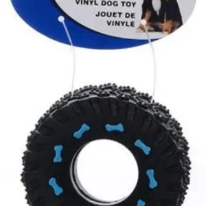 Spot Squeaky Vinyl Tire Dog Toy