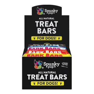 Spunky Pup Bark Bars Display Box PDQ Assorted