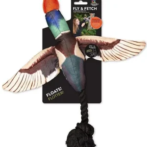 Spunky Pup Fly and Fetch Duck Dog Toy