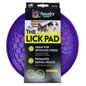 Spunky Pup Round Lick Pad