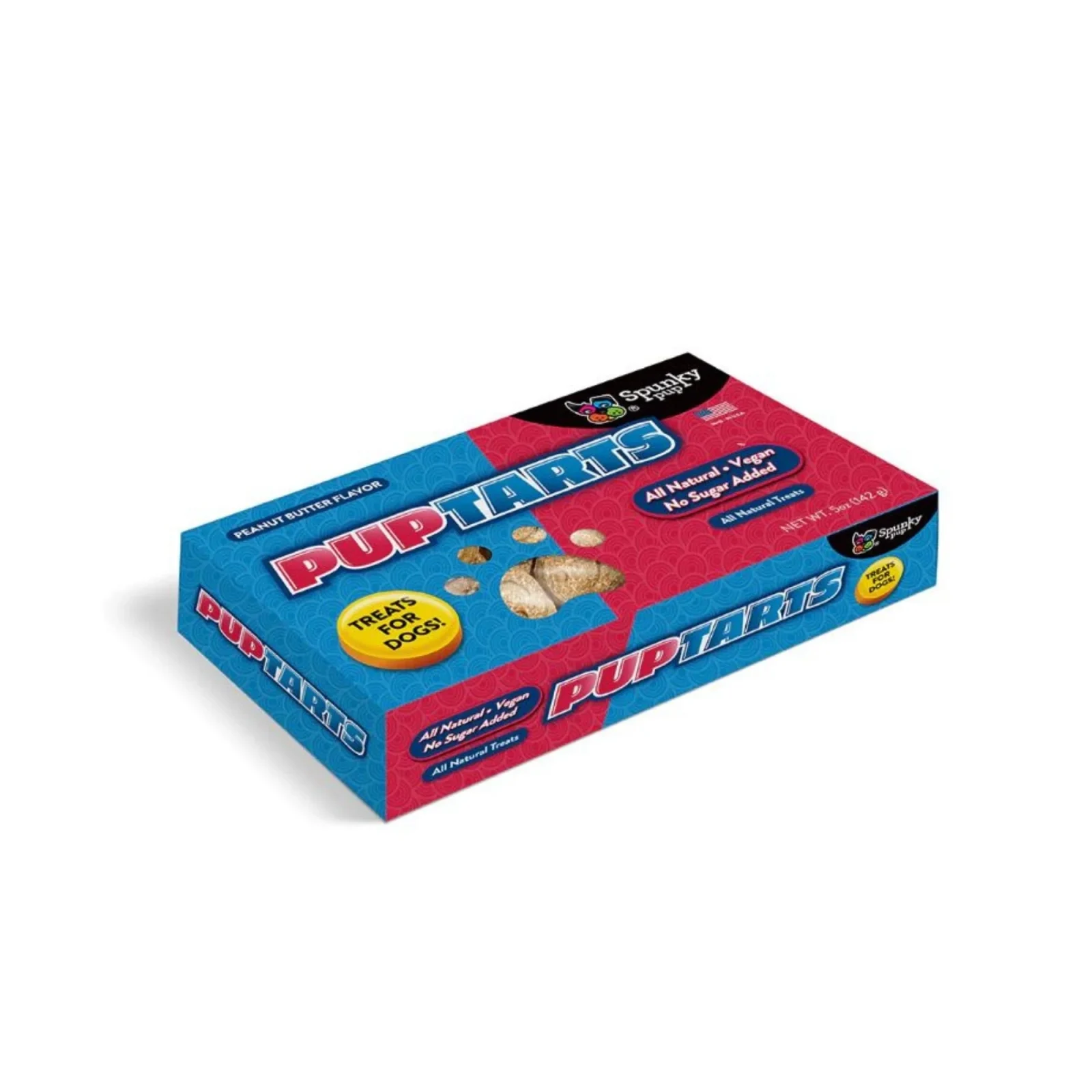 Spunkypup Puptarts Crunchy Biscuits For Dogs Peanut Butter 5oz. - Image 2