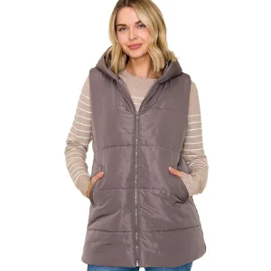 Staccato Women's Gunmetal Puffer Vest